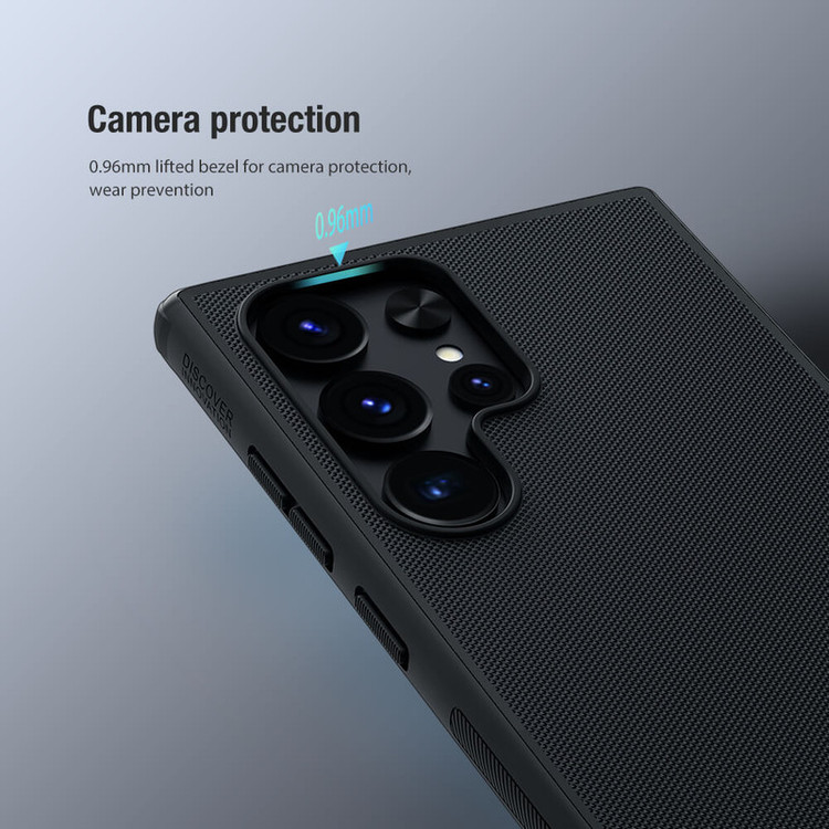 کاور نیلکین مدل Super Frosted Shield Pro مناسب برای گوشی موبایل سامسونگ Galaxy S24 Ultra