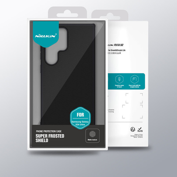 کاور نیلکین مدل Super Frosted Shield Pro مناسب برای گوشی موبایل سامسونگ Galaxy S24 Ultra