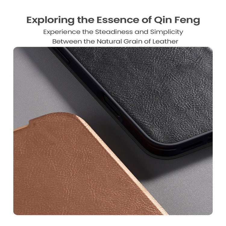 کیف کلاسوری نیلکین مدل Qin Pro Leather مناسب برای گوشی موبایل اپل iPhone 17 Pro