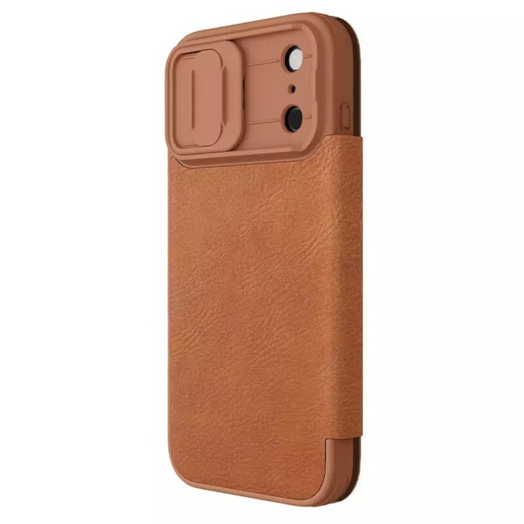 کیف کلاسوری نیلکین مدل Qin Pro Leather مناسب برای گوشی موبایل اپل iPhone 17 Pro