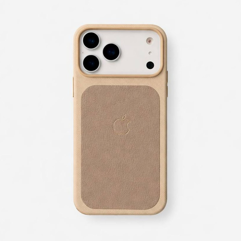 کاور مدل چرم طرح Hidden magsafe مناسب برای گوشی موبایل اپل iPhone 17 pro max