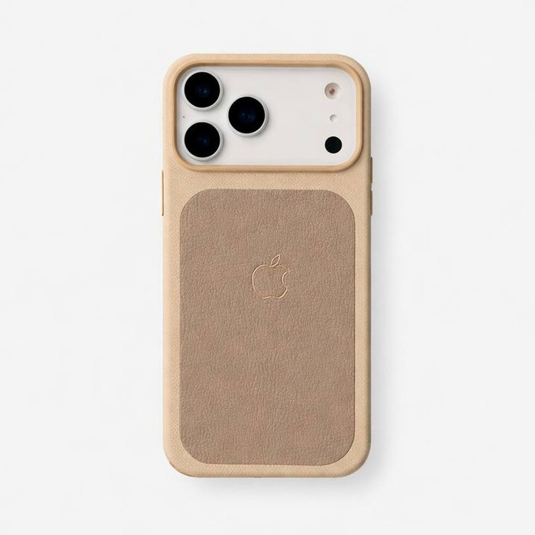 کاور مدل چرم طرح Hidden magsafe مناسب برای گوشی موبایل اپل iPhone 17 pro max