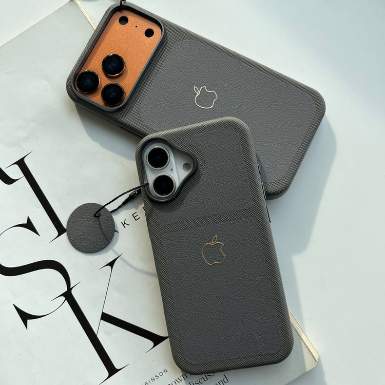 کاور مدل چرم طرح Hidden magsafe مناسب برای گوشی موبایل اپل iPhone 17 pro max