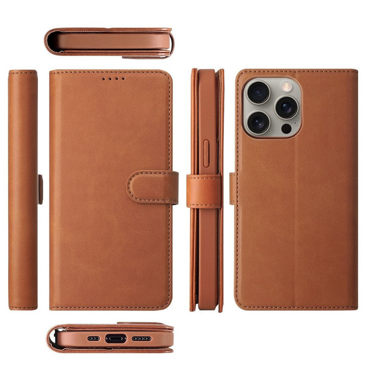 کیف کلاسوری اچ دی دی طرح چرمی مگ سیف مدل LUXURY مناسب برای گوشی موبایل اپل IPHONE 15 promax