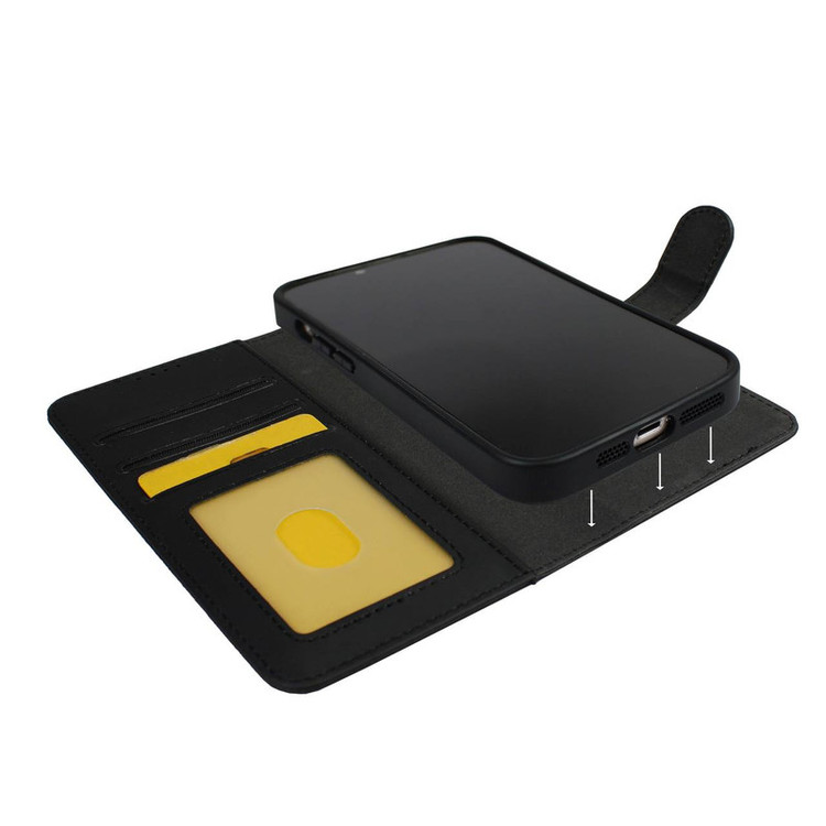 کیف کلاسوری اچ دی دی طرح چرمی مگ سیف مدل LUXURY مناسب برای گوشی موبایل اپل IPHONE 15 promax
