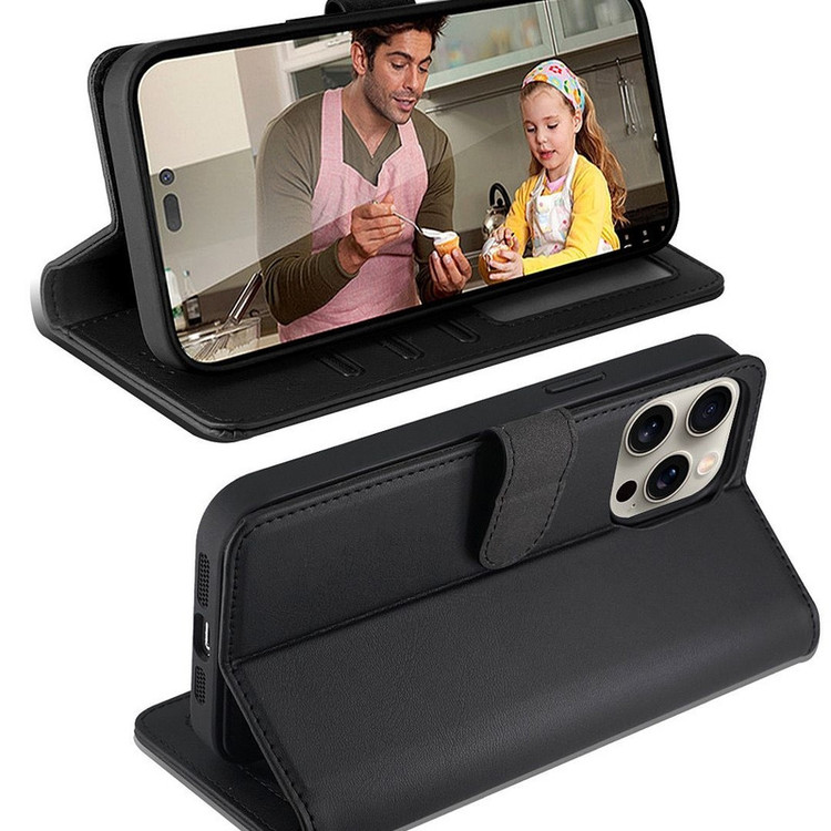 کیف کلاسوری اچ دی دی طرح چرمی مگ سیف مدل LUXURY مناسب برای گوشی موبایل اپل IPHONE 15 promax