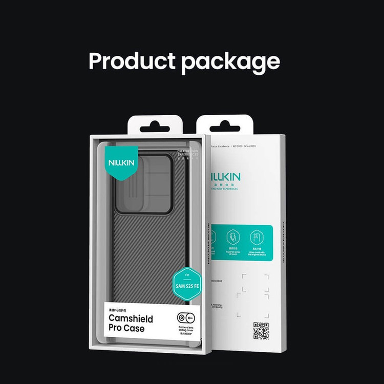 کاور نیلکین مدل Camshield Pro Clear version مناسب برای گوشی موبایل سامسونگ Galaxy S25 FE