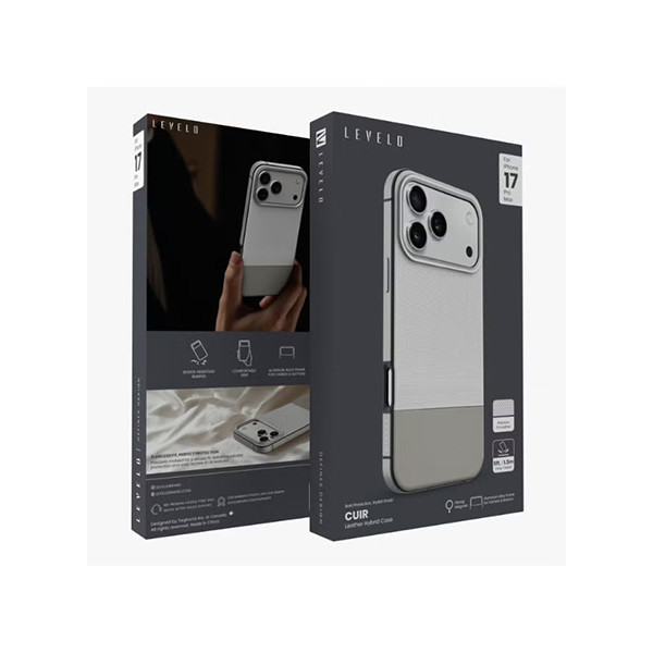 کاور لِولو مدل Cuir MagSafe مناسب برای گوشی موبایل اپل iPhone 17 Pro Max