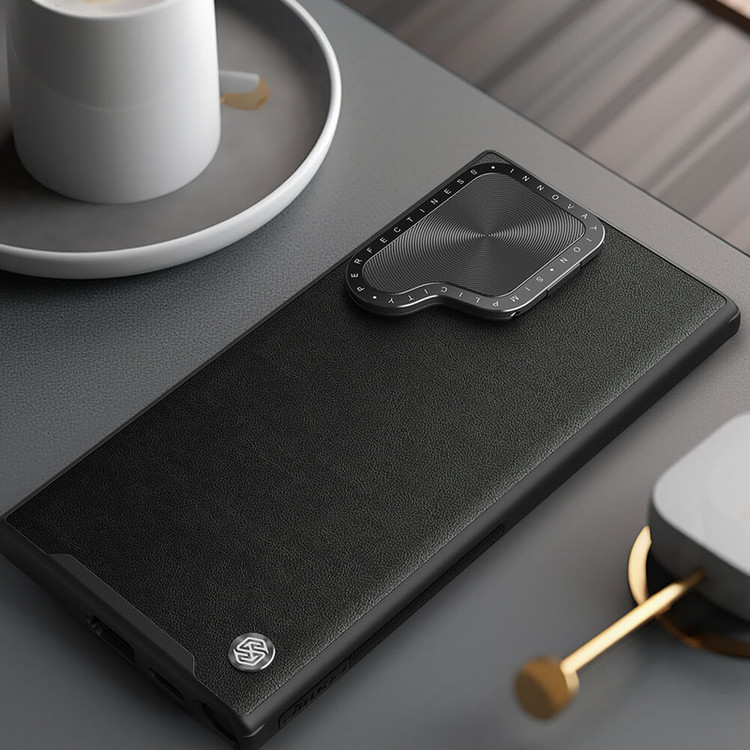 کاور نیلکین مدل Camshield Prop Leather مناسب برای گوشی موبایل سامسونگ Galaxy S24 Ultra