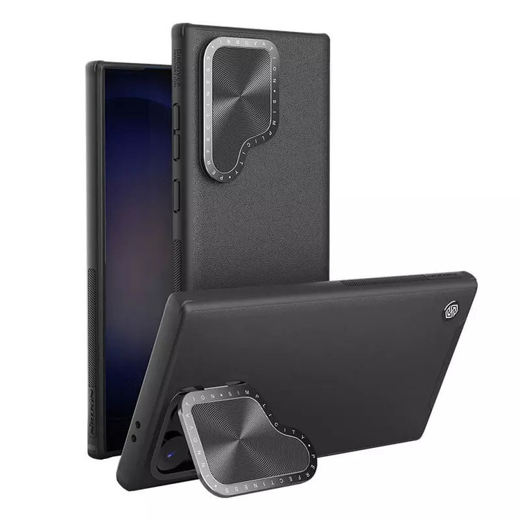 کاور نیلکین مدل Camshield Prop Leather مناسب برای گوشی موبایل سامسونگ Galaxy S24 Ultra