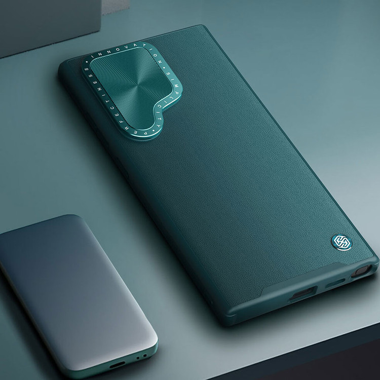 کاور نیلکین مدل Camshield Prop Leather مناسب برای گوشی موبایل سامسونگ Galaxy S24 Ultra