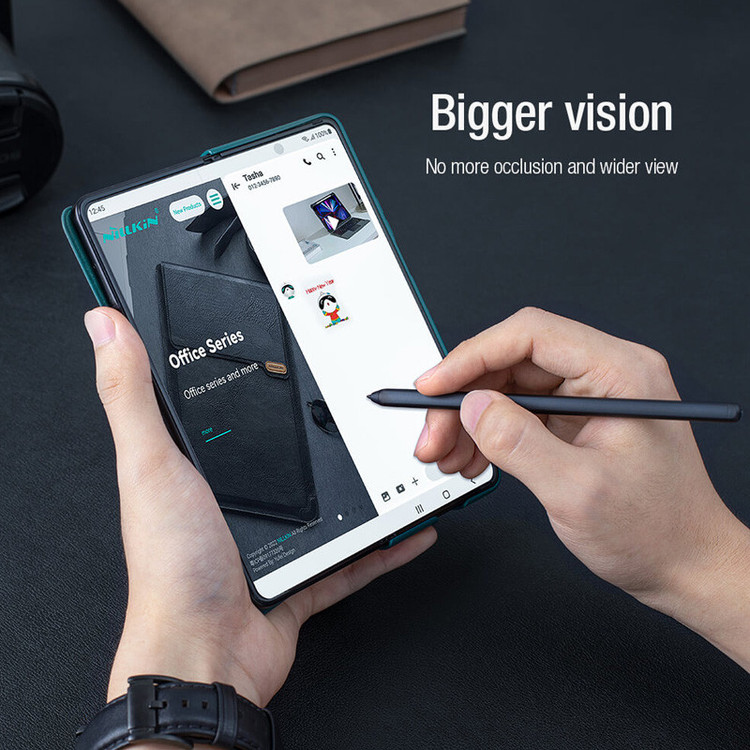 کیف کلاسوری نیلکین مدل Qin Pro Leather مناسب برای گوشی موبایل سامسونگ Galaxy Z Fold 5 / W24