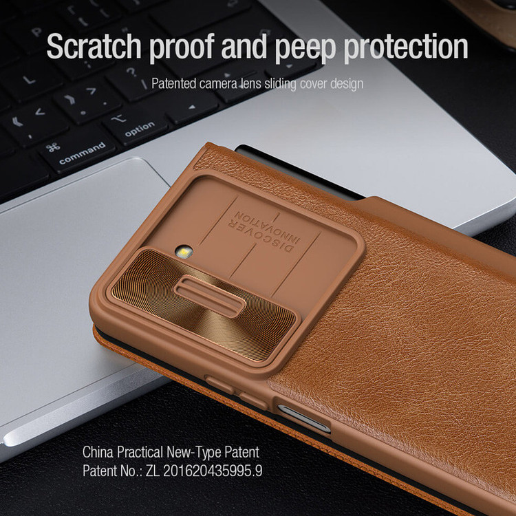 کیف کلاسوری نیلکین مدل Qin Pro Leather مناسب برای گوشی موبایل سامسونگ Galaxy Z Fold 5 / W24