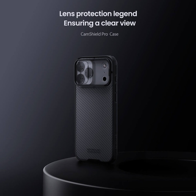 کاور نیلکین مدل Camshield Pro Clear version مناسب برای گوشی موبایل اپل iPhone 17 Pro Max