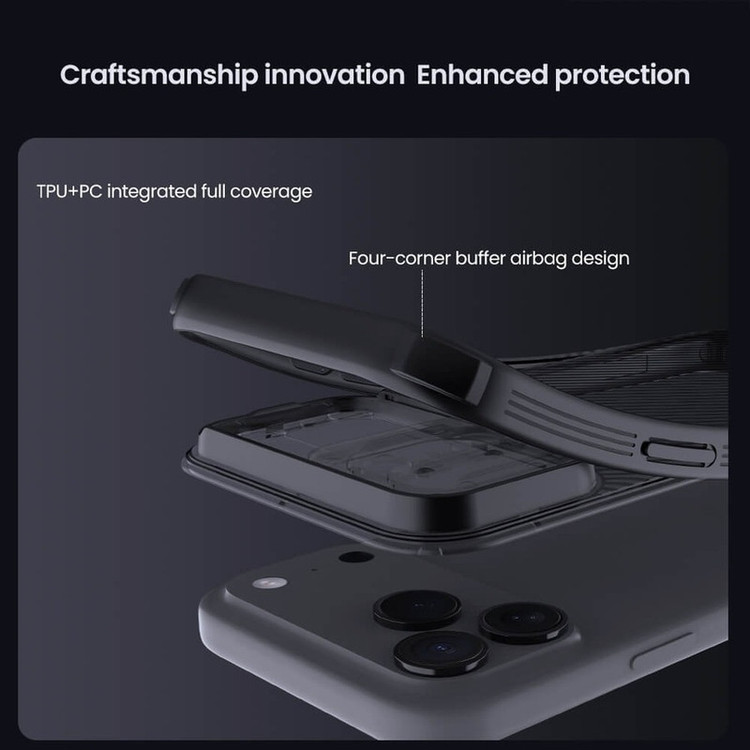 کاور نیلکین مدل Camshield Pro Clear version مناسب برای گوشی موبایل اپل iPhone 17 Pro Max