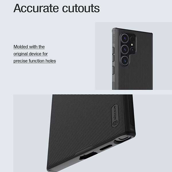 کاور نیلکین مدل Super Frosted Shield Pro Magnetic مناسب برای گوشی موبایل سامسونگ Galaxy S24 Ultra
