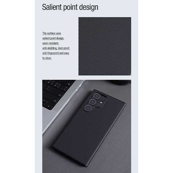 کاور نیلکین مدل Super Frosted Shield Pro Magnetic مناسب برای گوشی موبایل سامسونگ Galaxy S24 Ultra