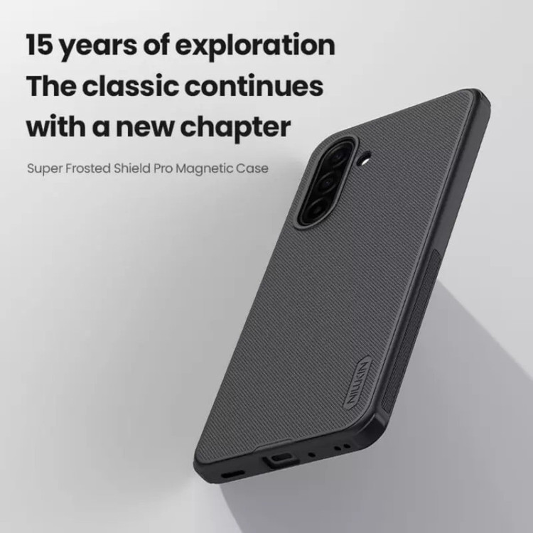 کاور نیلکین مدل Super Frosted Shield Pro Magnetic مناسب برای گوشی موبایل سامسونگ Galaxy A17