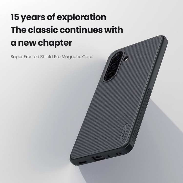 کاور نیلکین مدل Super Frosted Shield Pro Magnetic مناسب برای گوشی موبایل سامسونگ Galaxy A17