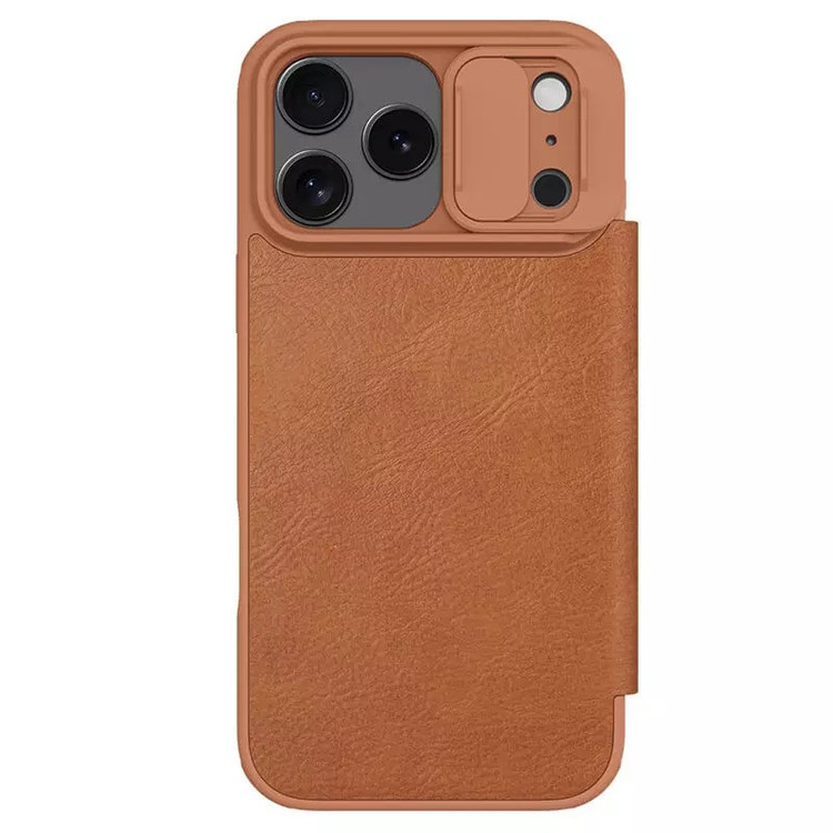 کیف کلاسوری نیلکین مدل Qin Pro Leather مناسب برای گوشی موبایل اپل iPhone 17 Pro Max