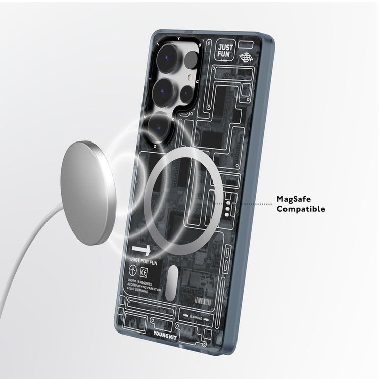 کاور یانگ کیت مدل Magsafe Technology Futuristic مناسب برای گوشی موبایل سامسونگ Galaxy S25ultra