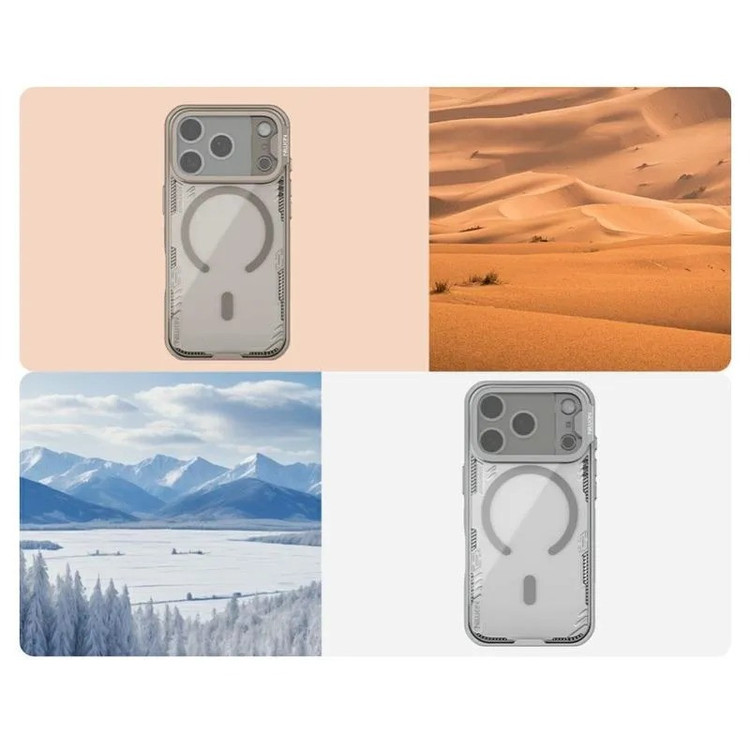 کاور نیلکین مدل Iceblade Prop Frame Transparent Lens Magnetic مناسب برای گوشی موبایل اپل iPhone 17 Pro Max