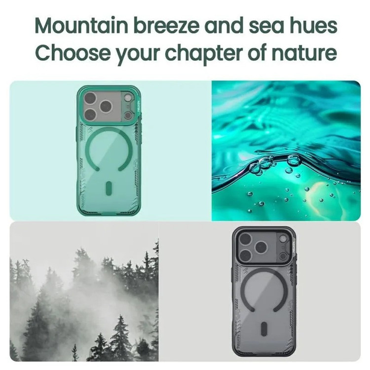 کاور نیلکین مدل Iceblade Prop Frame Transparent Lens Magnetic مناسب برای گوشی موبایل اپل iPhone 17 Pro Max