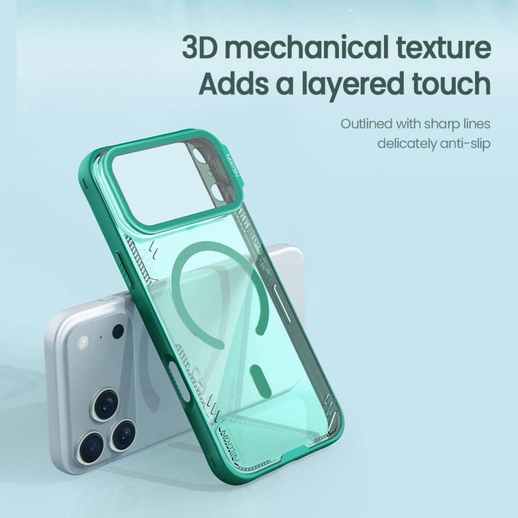 کاور نیلکین مدل Iceblade Prop Frame Transparent Lens Magnetic مناسب برای گوشی موبایل اپل iPhone 17 Pro Max