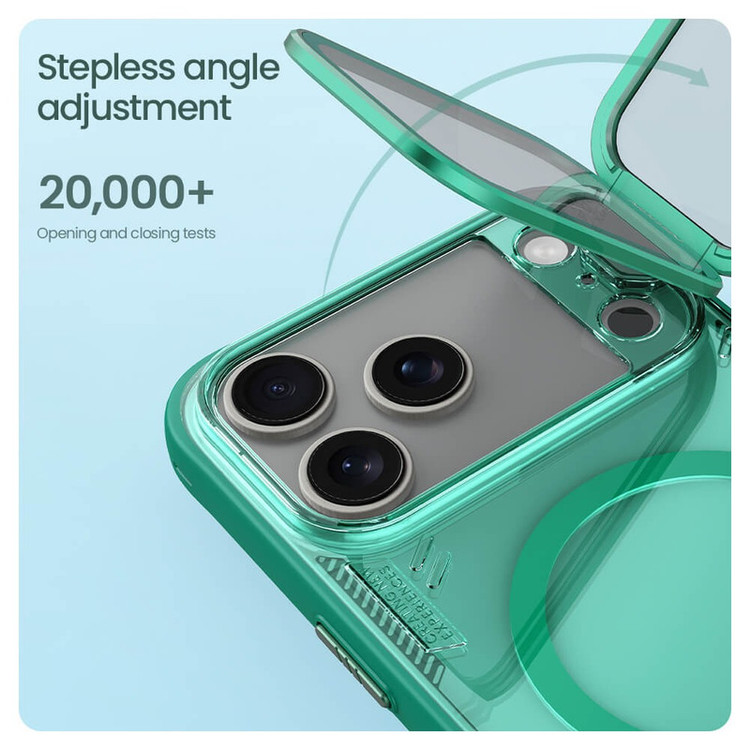 کاور نیلکین مدل Iceblade Prop Frame Transparent Lens Magnetic مناسب برای گوشی موبایل اپل iPhone 17 Pro Max