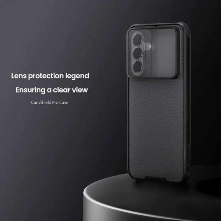 کاور نیلکین مدل Camshield Pro Clear version مناسب برای گوشی موبایل سامسونگ Galaxy A37/ A56/ A36