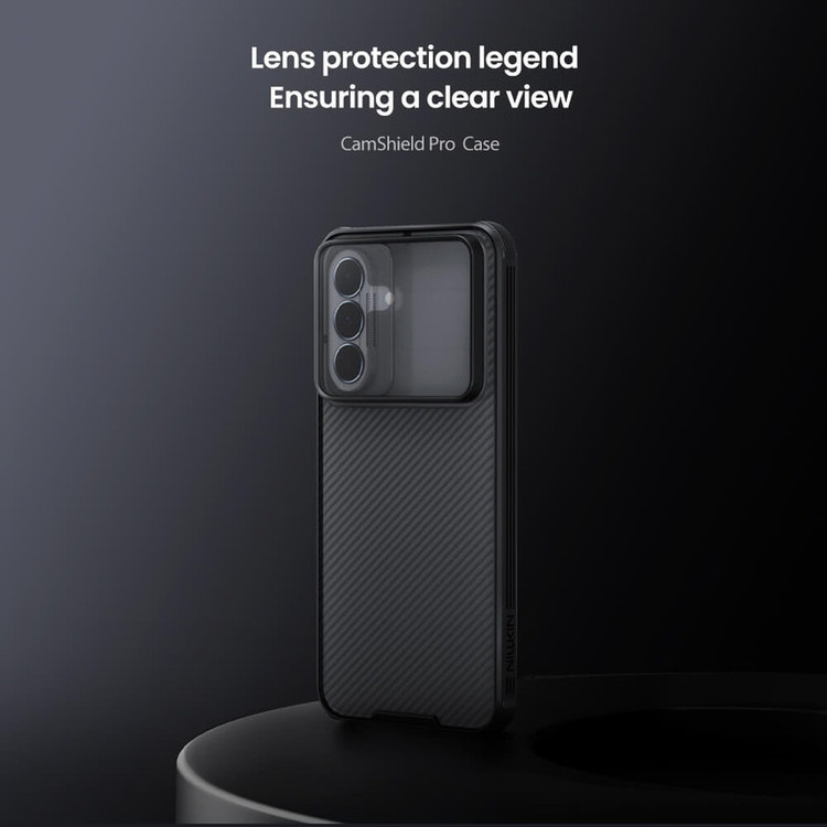 کاور نیلکین مدل Camshield Pro Clear version مناسب برای گوشی موبایل سامسونگ Galaxy A37/ A56/ A36