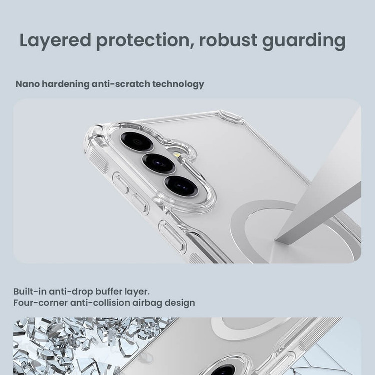 کاور نیلکین مدل Nature TPU Pro Magnetic مناسب برای گوشی موبایل سامسونگ Galaxy A57