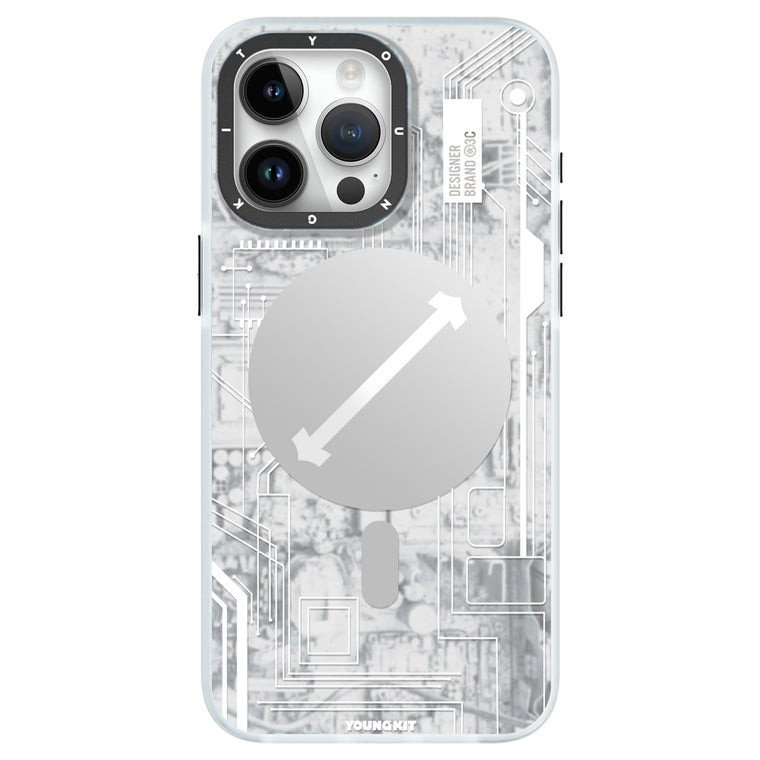کاور یانگ کیت مدل Futuristic Circuit مناسب برای گوشی موبایل اپل iphone 15 pro max