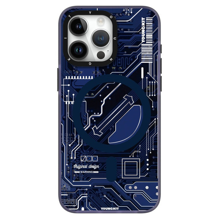 کاور یانگ کیت مدل Futuristic Circuit مناسب برای گوشی موبایل اپل iphone 15 pro max