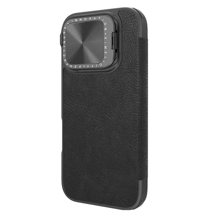 کیف کلاسوری نیلکین مدل Qin Prop Leather مناسب برای گوشی موبایل اپل iPhone 16 Pro