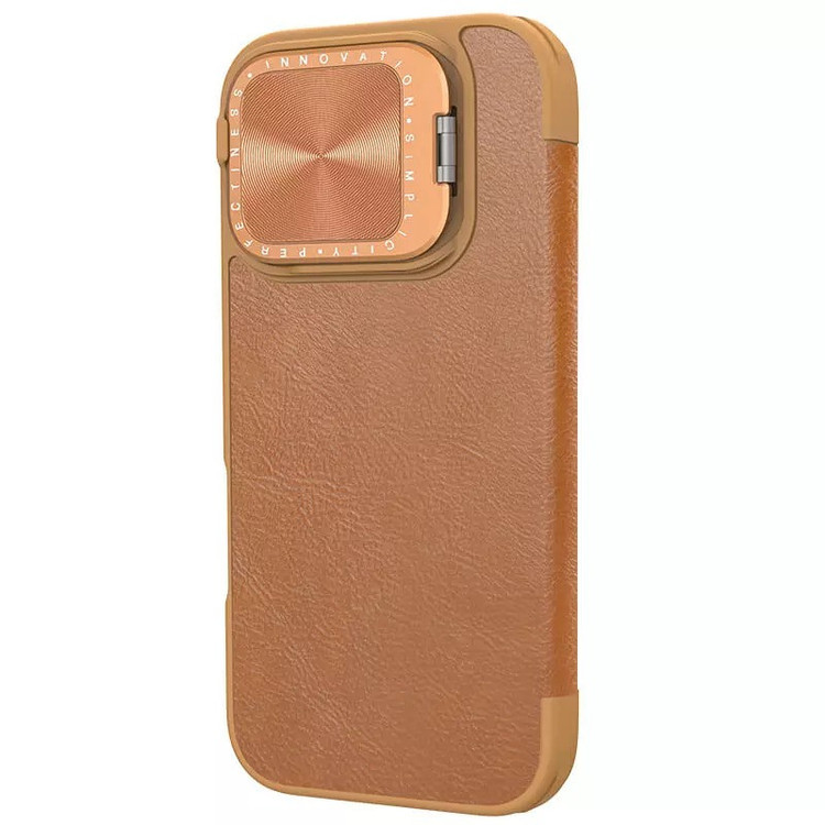 کیف کلاسوری نیلکین مدل Qin Prop Leather مناسب برای گوشی موبایل اپل iPhone 16 Pro