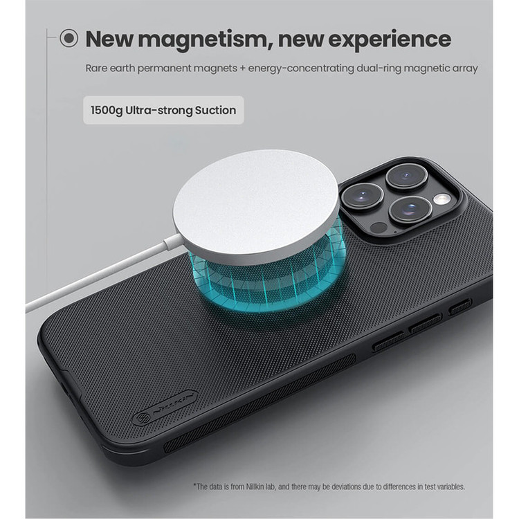کاور نیلکین مدل Super Frosted Shield Pro Magnetic مناسب برای گوشی موبایل اپل iPhone 16 Pro Max