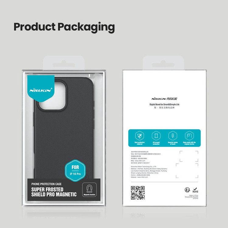 کاور نیلکین مدل Super Frosted Shield Pro Magnetic مناسب برای گوشی موبایل اپل iPhone 16 Pro Max