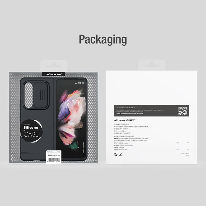 کاور نیلکین مدل Silicver مناسب برای گوشی موبایل سامسونگ Galaxy Z Fold3 5G