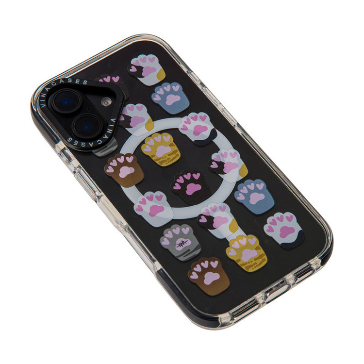 کاور ویناکیسز مدلLove paws MagSafe مناسب برای گوشی موبایل اپل iphone 16