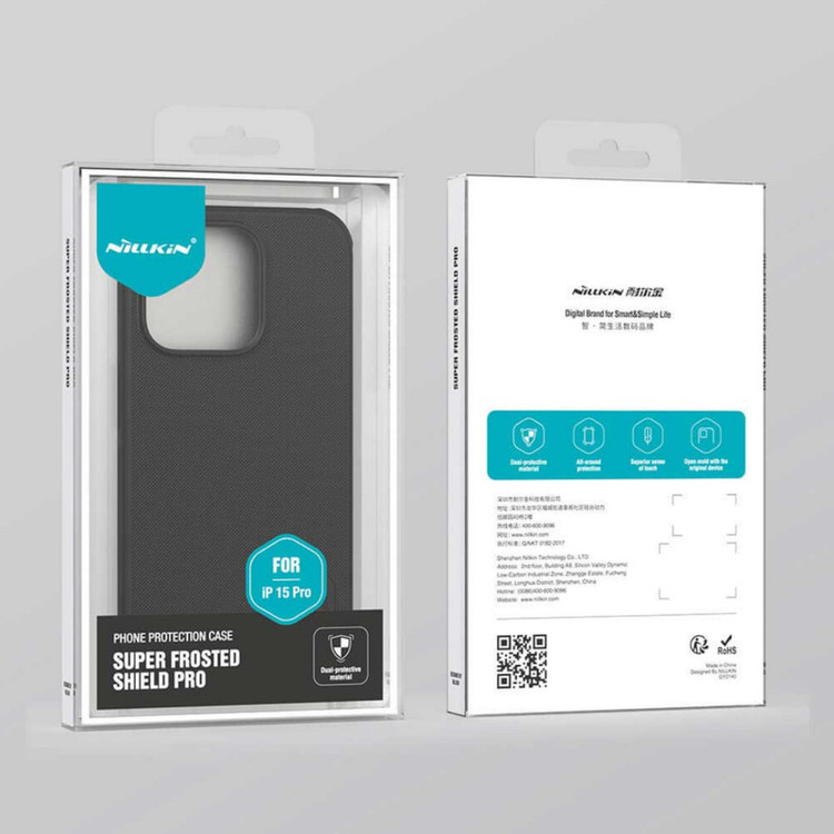 کاور نیلکین مدل Super Frosted Shield Pro مناسب برای گوشی موبایل اپل iPhone 13
