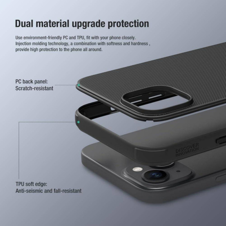 کاور نیلکین مدل Super Frosted Shield Pro مناسب برای گوشی موبایل اپل iPhone 13