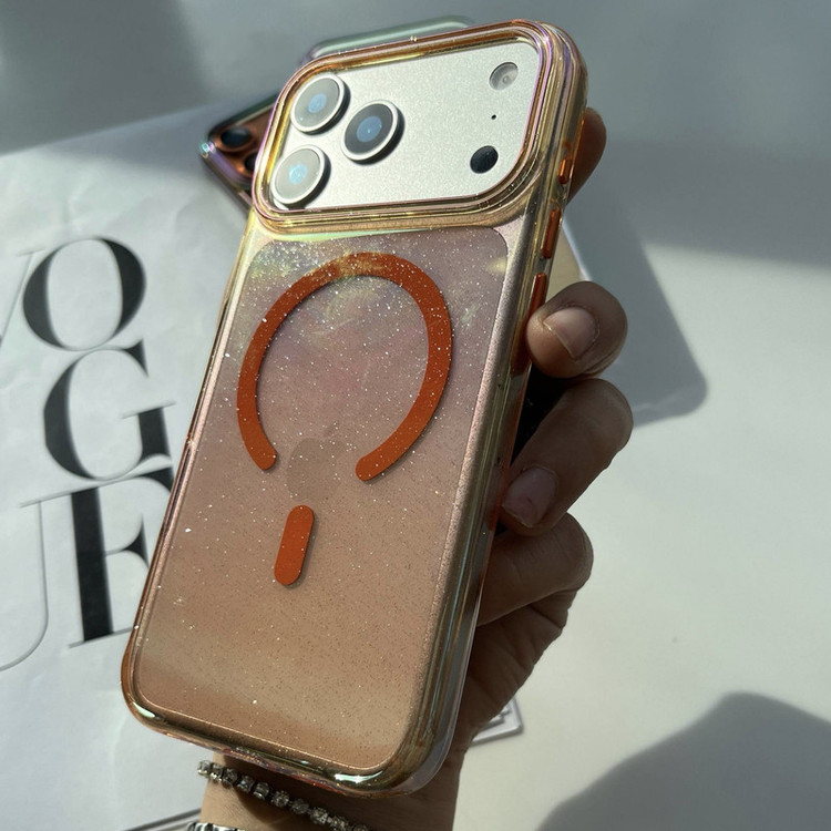 کاور مدل هلوگرامی طرح مگ سیف مناسب برای گوشی موبایل اپل Iphone 17 Pro max