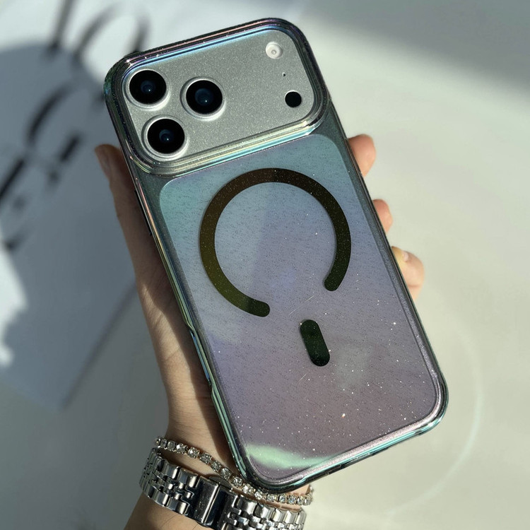 کاور مدل هلوگرامی طرح مگ سیف مناسب برای گوشی موبایل اپل Iphone 17 Pro max