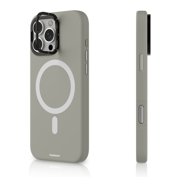کاور یانگ کیت مدل Cream Silicone مناسب برای گوشی موبایل اپل iPhone 16 pro
