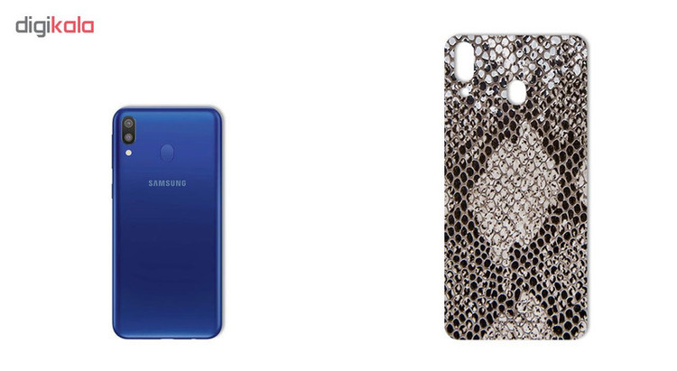 برچسب پوششی ماهوت مدل Cobra-Scale-Leather مناسب برای گوشی موبایل سامسونگ Galaxy M20