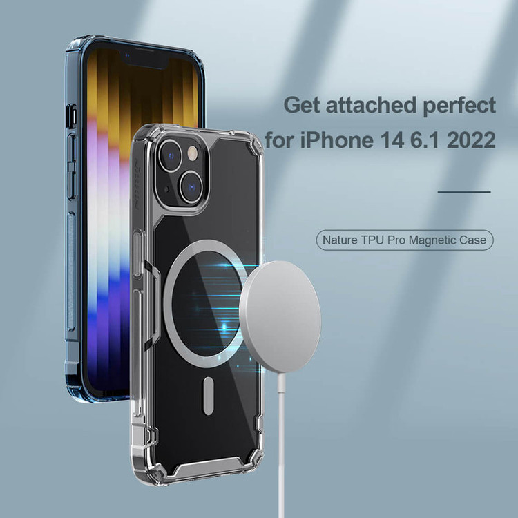 کاور نیلکین مدل Nature Pro Magnetic مناسب برای گوشی موبایل اپل iPhone 14