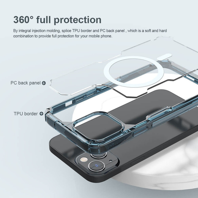 کاور نیلکین مدل Nature Pro Magnetic مناسب برای گوشی موبایل اپل iPhone 14