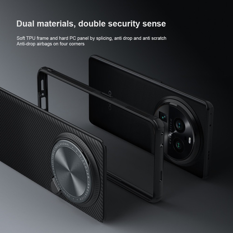 کاور نیلکین مدل Camshield Prop مناسب برای گوشی موبایل هواوی Mate 60 Pro / Mate 60 Pro Plus