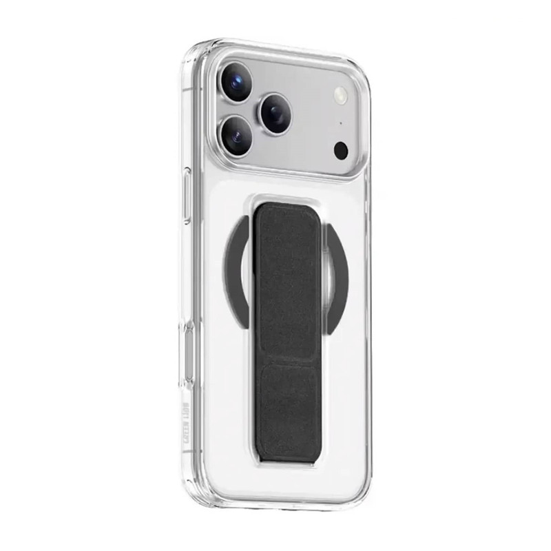 کاور گرین لاین مدل Magsafe Leather Grip مناسب برای گوشی موبایل اپل Iphone 17 Pro Max